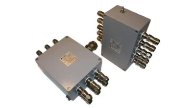 Взрывозащищенная клеммная коробка с кабельными вводами под небронированный кабель 360х160х90 в 