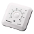 Эрголайт ТР-01.3В терморегулятор для теплого пола встраиваемый с датчиком воздуха, белый в 