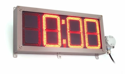 Взрывозащищенные светодиодные информационные табло (часы) серии ПГС-ЧАСЫ (SA-INDICATOR/CLOCK) в 
