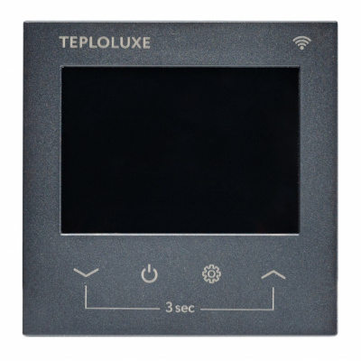 Теплолюкс Pontus Wi-Fi терморегулятор для теплого пола, черный в 