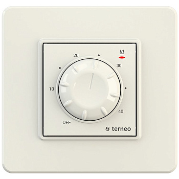 Terneo rtp unic терморегулятор для теплого пола, слоновая кость в 