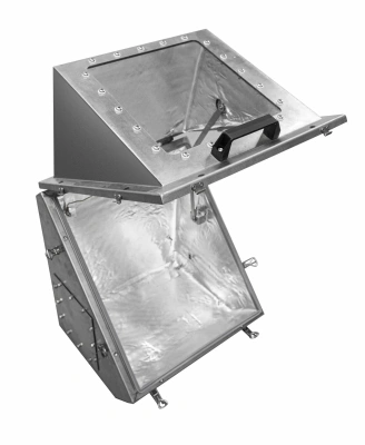 Утепленный взрывозащищенный шкаф приборный ЗКГ-Н из нержавеющей стали в 