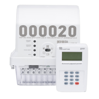 Счетчик НАРТИС-И300-SP31-A1R1-230-5-100A-SN-RF433/1-P1-EHKMOQ1V3-D + Д101 + МР-М1-2G в 