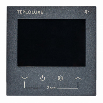 Теплолюкс Pontus Wi-Fi терморегулятор для теплого пола, черный в 
