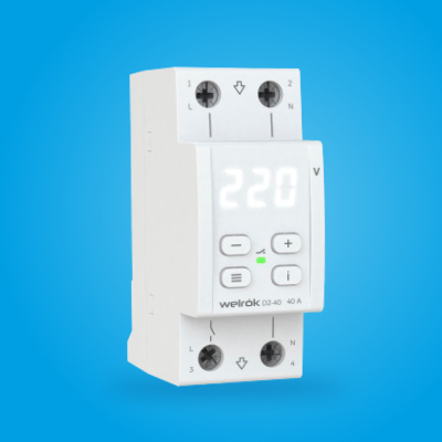 Welrok D2-40 реле напряжения на 3 клеммы в 