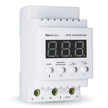 HS Electro УКН-40с реле напряжения в 