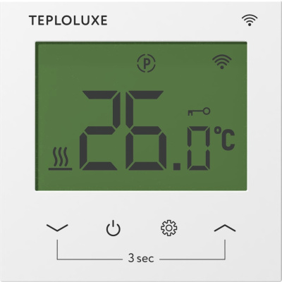 Терморегулятор для теплого пола Теплолюкс Pontus Wi-Fi, белый в 