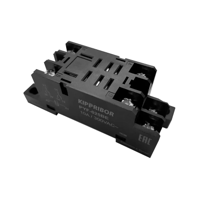 Монтажные колодки KIPPRIBOR PYF-025BE и PYF-045BE (для 2- и 4-контактных промежуточных реле серии REP) в 