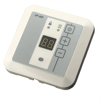 Эрголайт ТР-09В терморегулятор для теплого пола встраиваемый с датчиком воздуха, бежевый в 