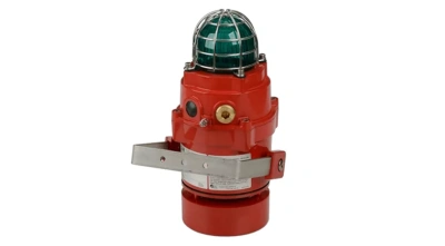 Взрывозащищенный звуковой сигнализатор и светодиодный маяк BExCS110-L2-R в 
