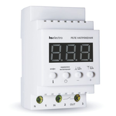 HS Electro УКН-40с реле напряжения в 
