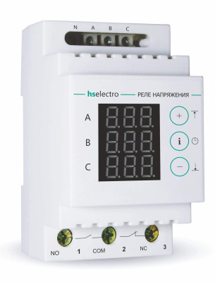 HS Electro УКН-380с реле напряжения в 
