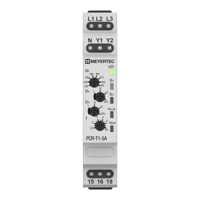 Модульное реле контроля фаз MEYERTEC PCR в 