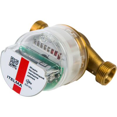 Счетчик горячей воды WFW25.D110-1-B-L-LW1-IP54 с модулем LoRaWAN, ДУ15 в 