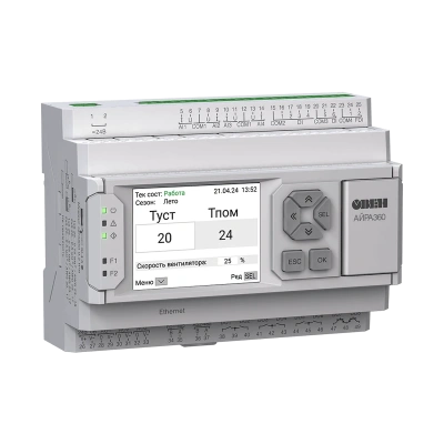 АЙРА360 конфигурируемый контроллер вентиляции в 