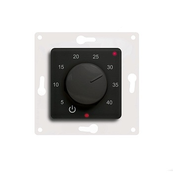 Эрголайт ТР-03 Легранд Инспирия терморегулятор для теплого пола, черный (в рамку Legrand Inspiria) в 