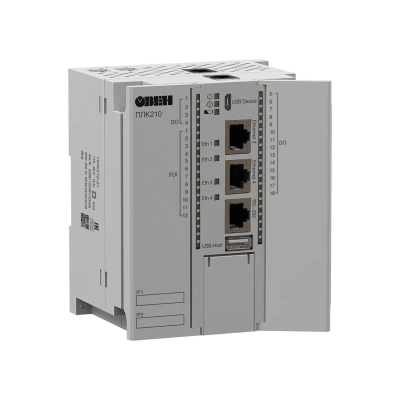 ПЛК210 высокопроизводительный программируемый контроллер с расширенными сетевыми возможностями в 