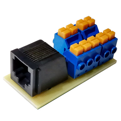 Коннектор Decast RJ45/imp-RS485  в 