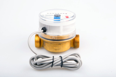 Счетчик горячей воды WFW24.D080-3-B-L-01-IP68 с импульсным выходом ГЕРКОН, вес импульса =1 л, ДУ15 в 