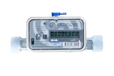 Счетчик газа ультразвуковой РаДан «Принц-М» G10 в 