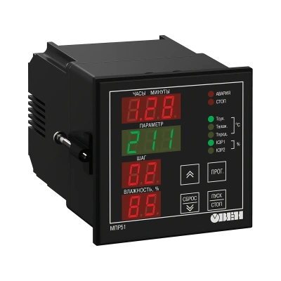 МПР51 регулятор температуры и влажности, программируемый по времени в 