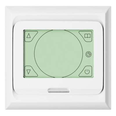 AlfaReg E-91.716 терморегулятор для теплого пола программируемый сенсорный, 16A, белый в 