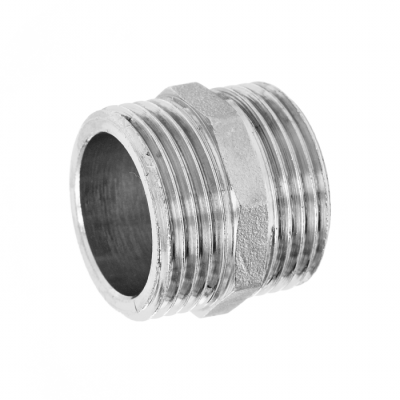 Ниппель двойной 3/4 НД20 никель в 