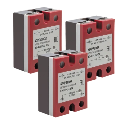 HD-xx44.VA [M02], HD-xx22.10U [M02] и HD-xx44.LA [M02] твердотельные реле для регулирования напряжения в 