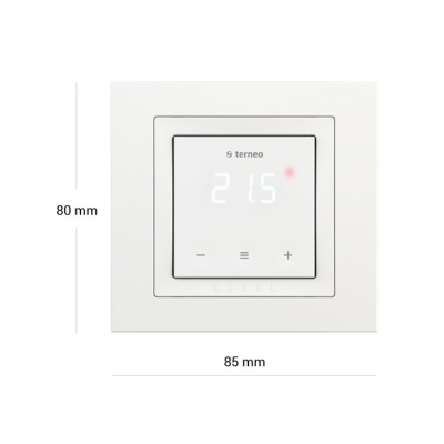 Terneo s терморегулятор для теплого пола, слоновая кость в 