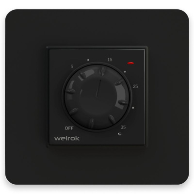 Welrok rtp bk терморегулятор для теплого пола в 