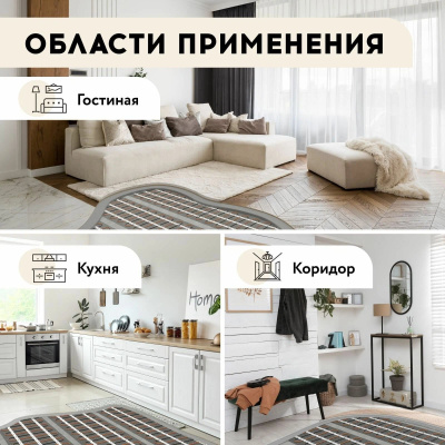 Русское тепло РТ-800-5,00 нагревательный мат для теплого пола в 