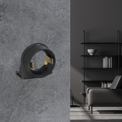 Ввод в РК для гофротрубы 25А OneKeyElectro Rotondo, черный в 