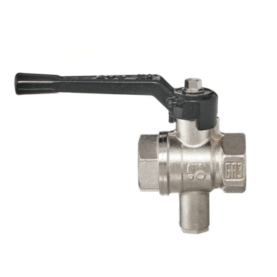 Кран шаровой для термодатчика 11Б27п1 Ду15 А30 вр/вр рычаг никель PN40 в 