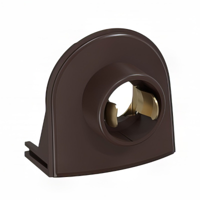 Ввод в РК для гофротрубы 15А OneKeyElectro Rotondo, коричневый в 