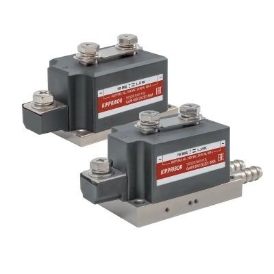 GwDH-xxx120.ZD3 с водяным и GaDH-xxx120.ZD3 с воздушным охлаждением. Твердотельные реле для коммутации мощной нагрузки в 