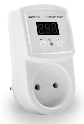 HS Electro ТР-16р терморегулятор для инфракрасных панелей и конвекторов с коротким датчиком в 