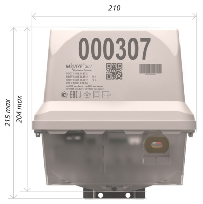 Счётчик электроэнергии Милур 307S.52-GZ-3-D в 