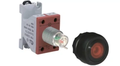 Блок контактный с лампой сигнальной для кнопки с подсветкой типа CZ0212-*** в 