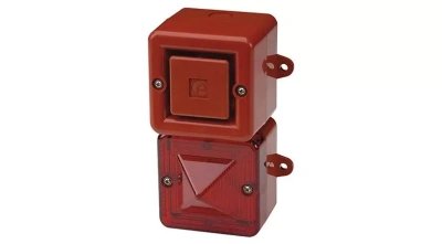 Телефонный оповещатель AL100SONTELFLASH и ксеноновый строб-маяк в 