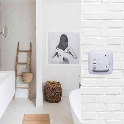 ТС 101 терморегулятор для теплого пола, белый в 