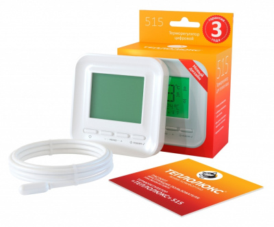 Теплолюкс 515 терморегулятор для теплого пола, белый в 