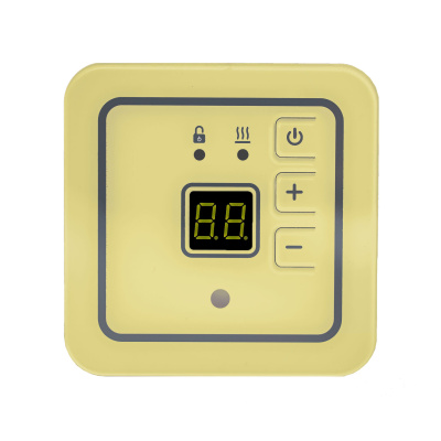 Эрголайт ТР SERIE ITALIANA ARROTONDATO терморегулятор для теплого пола, слоновая кость в 