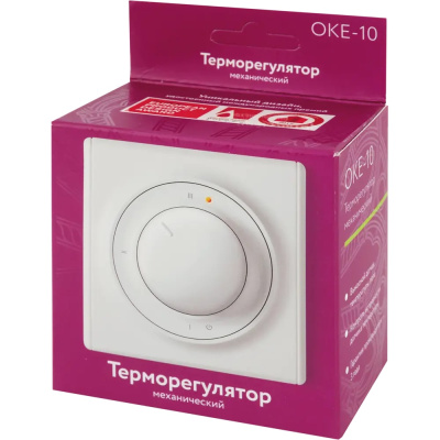 OneKeyElectro Florence OKE-10 терморегулятор для теплого пола, белый в 