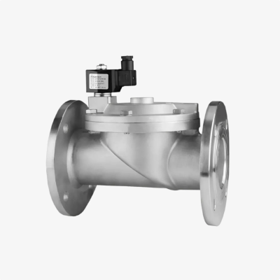 Электромагнитный (соленоидный) клапан из нерж. стали фланцевый НЗ РОСКЛАПАН RF-WSSF ДУ32 в 