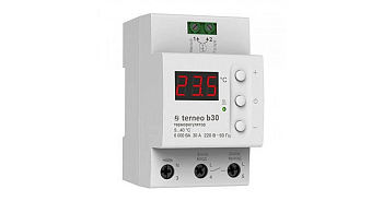 Terneo b30 терморегулятор для теплого пола, белый в 