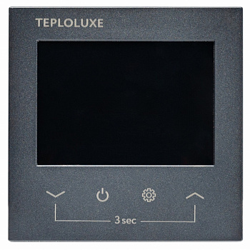 Теплолюкс Pontus Wi-Fi терморегулятор для теплого пола, черный Space в 