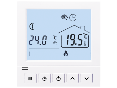 OneKeyElectro ТР-510 терморегулятор для теплого пола, белый в 