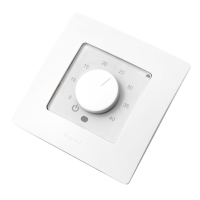 Эрголайт ТР-03 Этика терморегулятор для теплого пола, белый (в рамку Legrand Etika) в 
