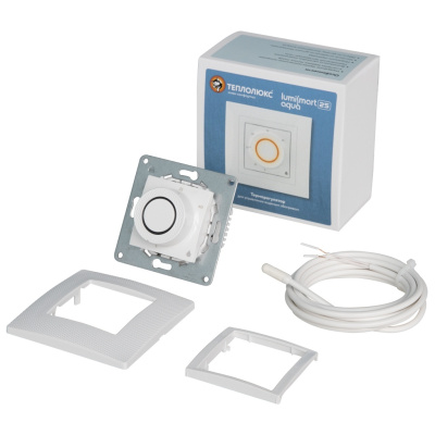 Теплолюкс LumiSmart 25 Aqua терморегулятор для теплого пола, белый в 