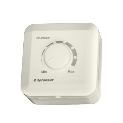 ТР-РМ-03-500 регулятор мощности накладной, белый в 